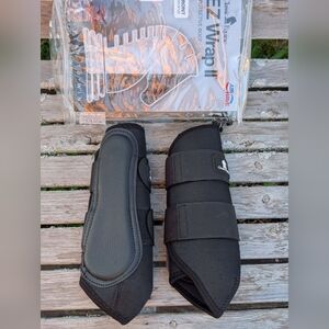 Classic equine EZ Wrap Black Splint Boots Standard